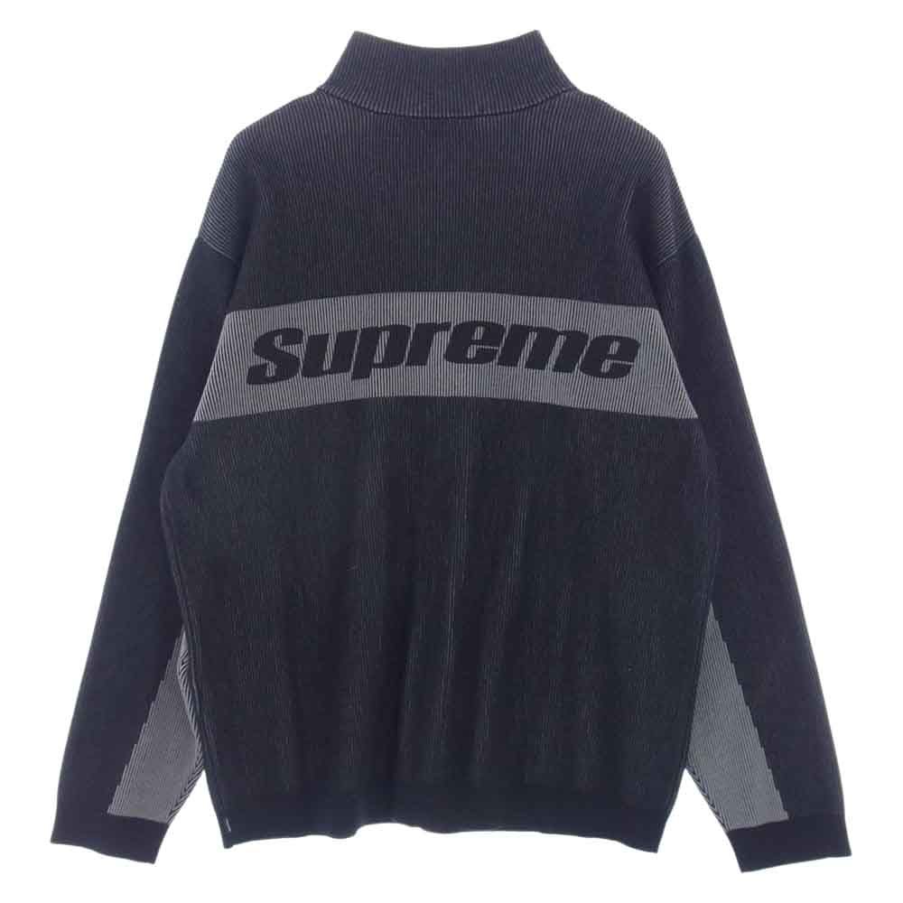 supreme グレー ストライプ ニットセーター Supreme ストライプ 