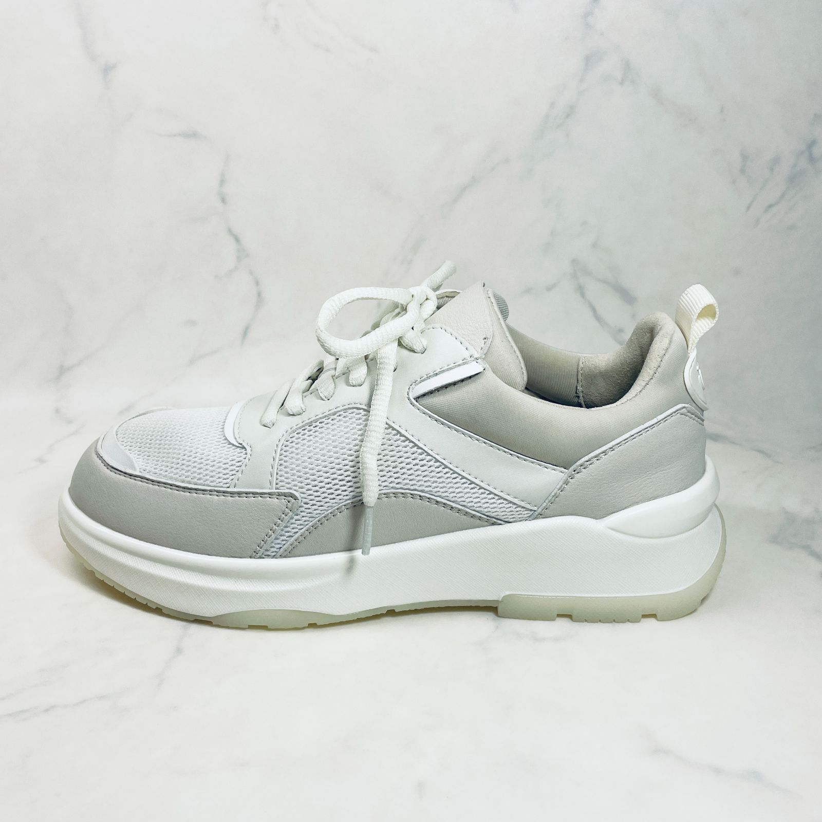 イング スニーカーブーツ IGUC21055 レディース アイボリー 22.5 cm イング ing レイン・スノー対応レースアップスニーカーブーツ