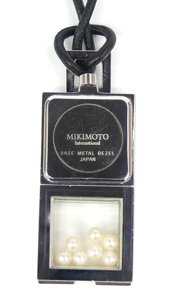 ミキモト MIKIMOTO ペンダントウォッチ パール入り NNS-372F