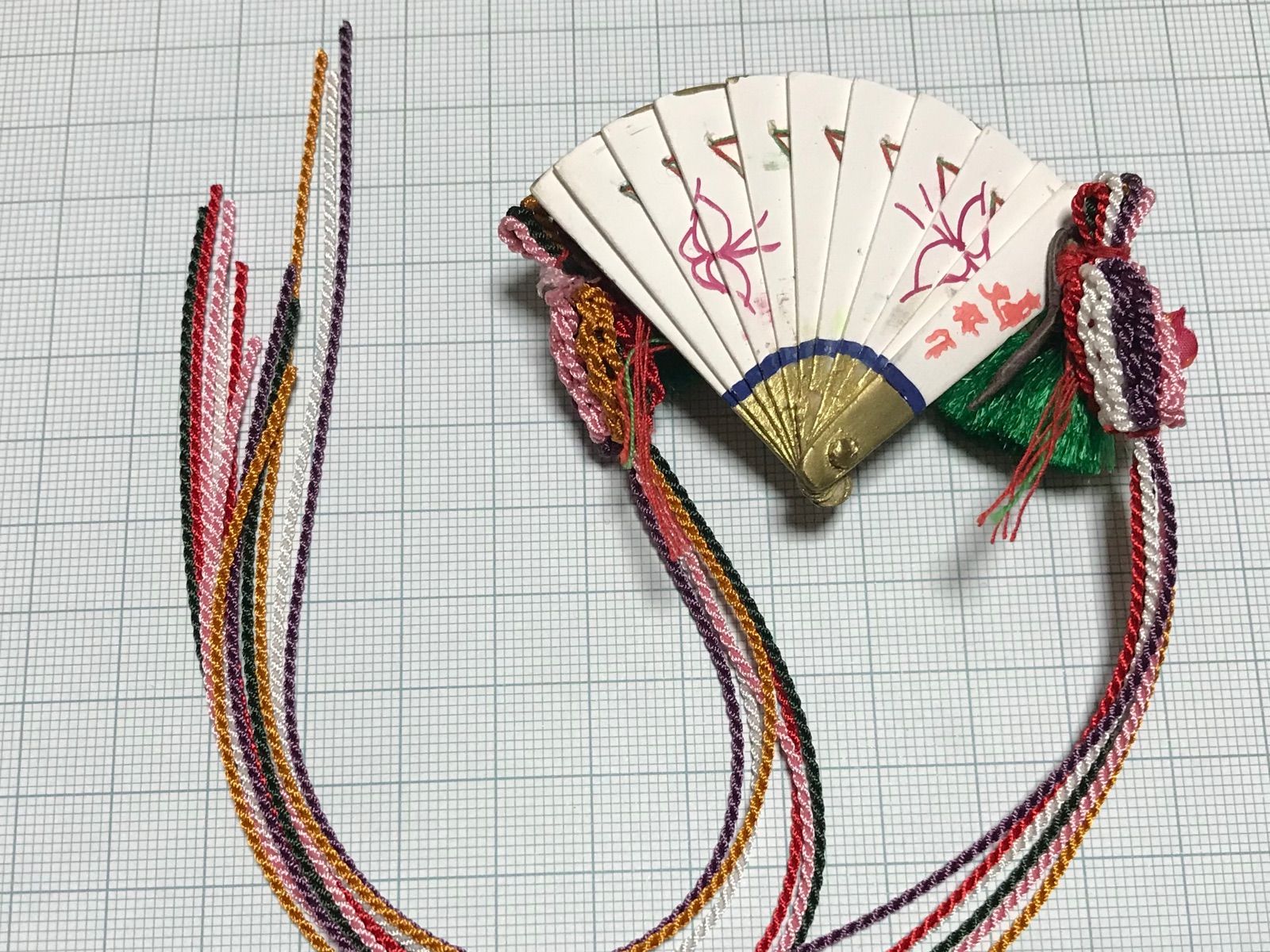 雛人形 檜扇 参考品 雛人形 小道具 檜扇づくり |