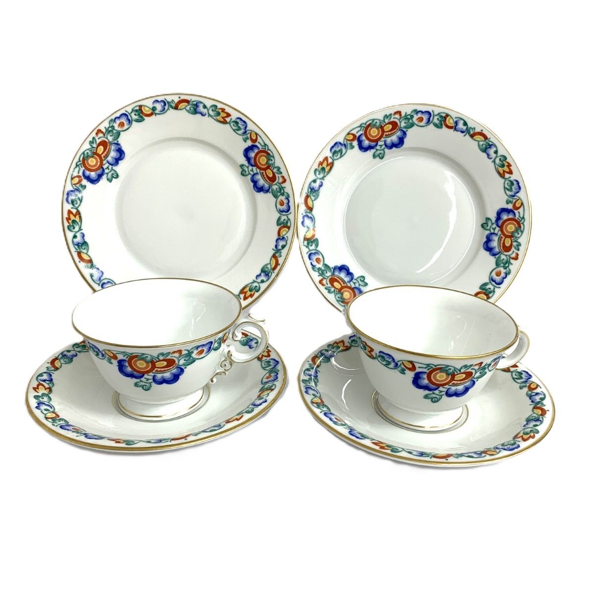 ローゼンタール rosenthal 皿2枚 カップセット4個 ローゼンタール絵皿