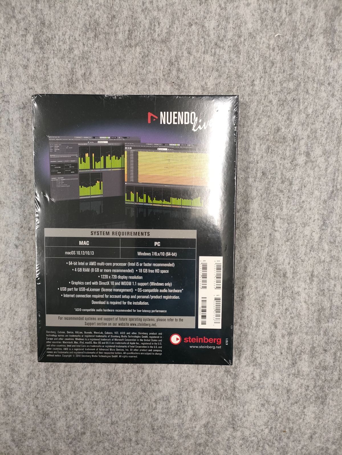 NUENDO live2 steinberg　新品未開封 NUENDO live2 steinberg 新品 未使用(訳あり)※パッケージに傷