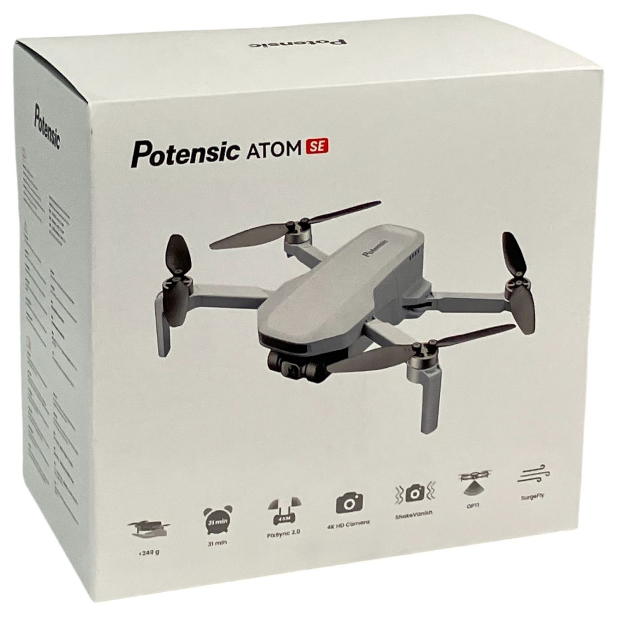 ♥ Potensic DSDR04B ATOM SE ドローン グレー 飛行 趣味 N10510162