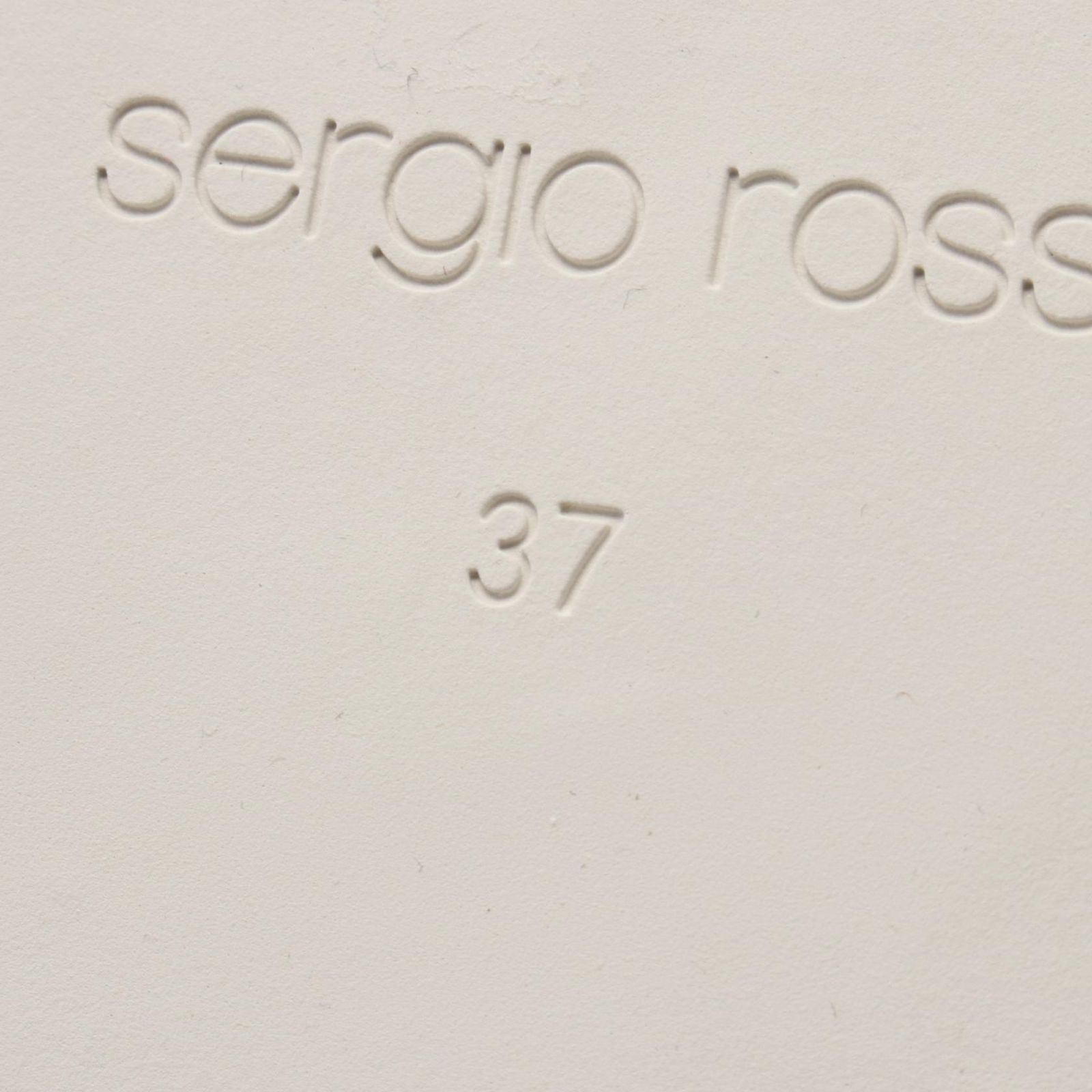 セルジオロッシ Sergio Rossi サンダル SR JELLY ホワイト ラバー  