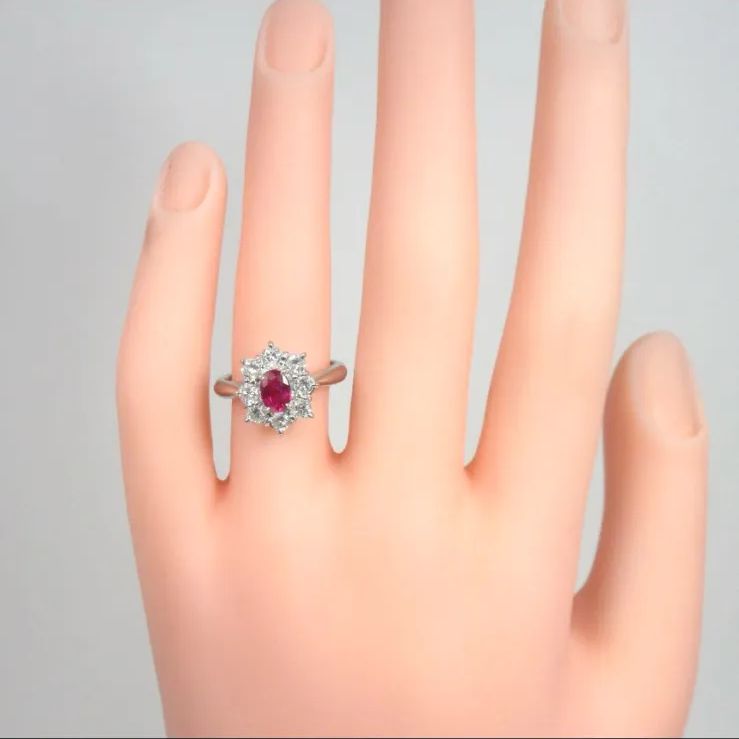 ルビー リング R0.55ct Pt900 プラチナ ダイヤ リング 指輪 ルビー リング R0.55ct Pt900 プラチナ ダイヤ リング 指輪 - メルカリ