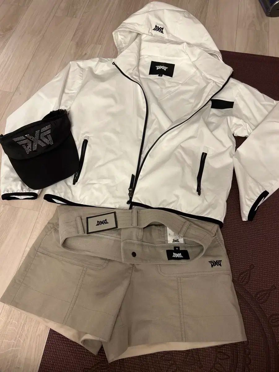 PXG 新品ゴルフウェア レディースダウン ジャケット スカート上下2点セット PXG レディースゴルフウェア セット PXG ゴルフウェア レディース