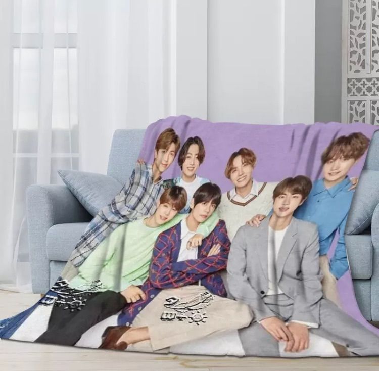 BTS 公式 ポップアップストア HOUSE OF BTS ブランケット BTS ブランケット③120×150