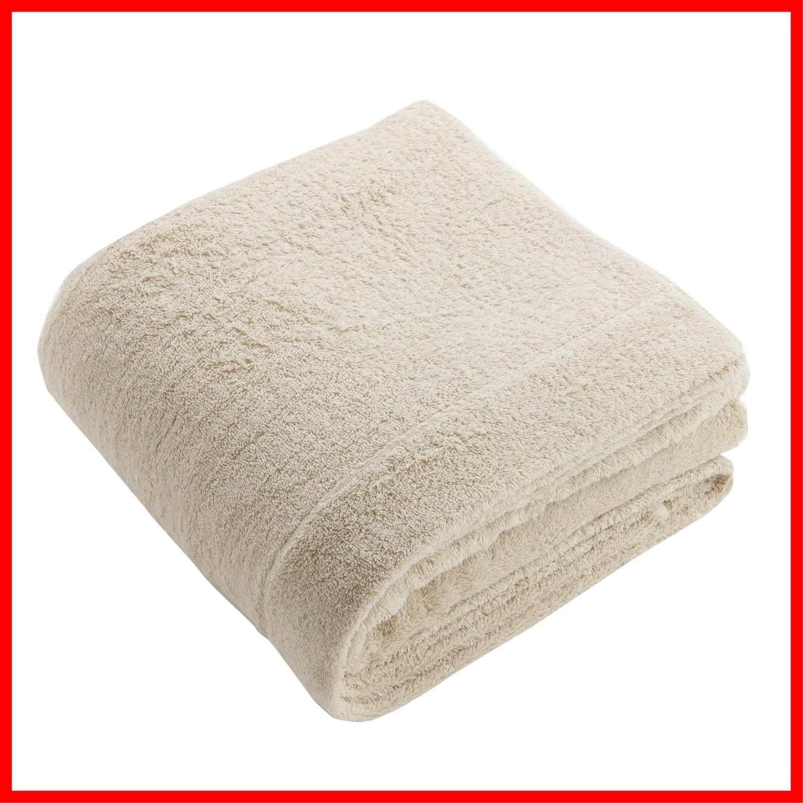 ベージュ 1枚 無地 洗える 日本製 泉州タオル 綿100% ふわふわ 触り心地 厚手 シングル(約136×190cm) タオルケット ムコタオル