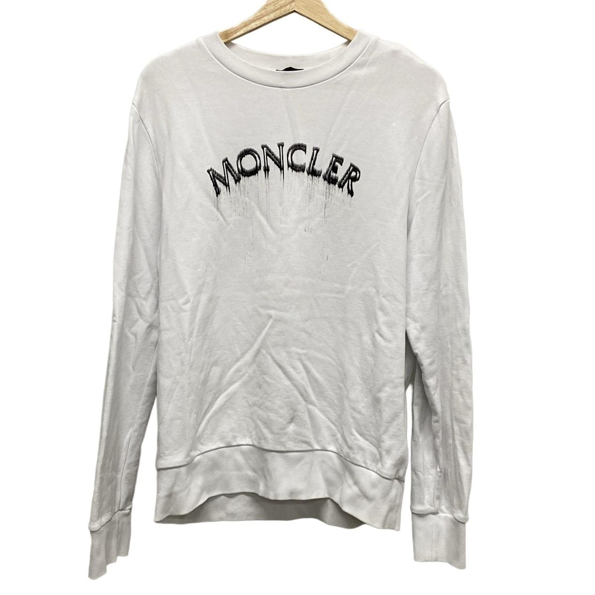 人気！24SS MONCLER ピュアコットン素材 定番スウェットシャツ MONCLER モンクレール SWEATSHIRT クルーネック スウェット