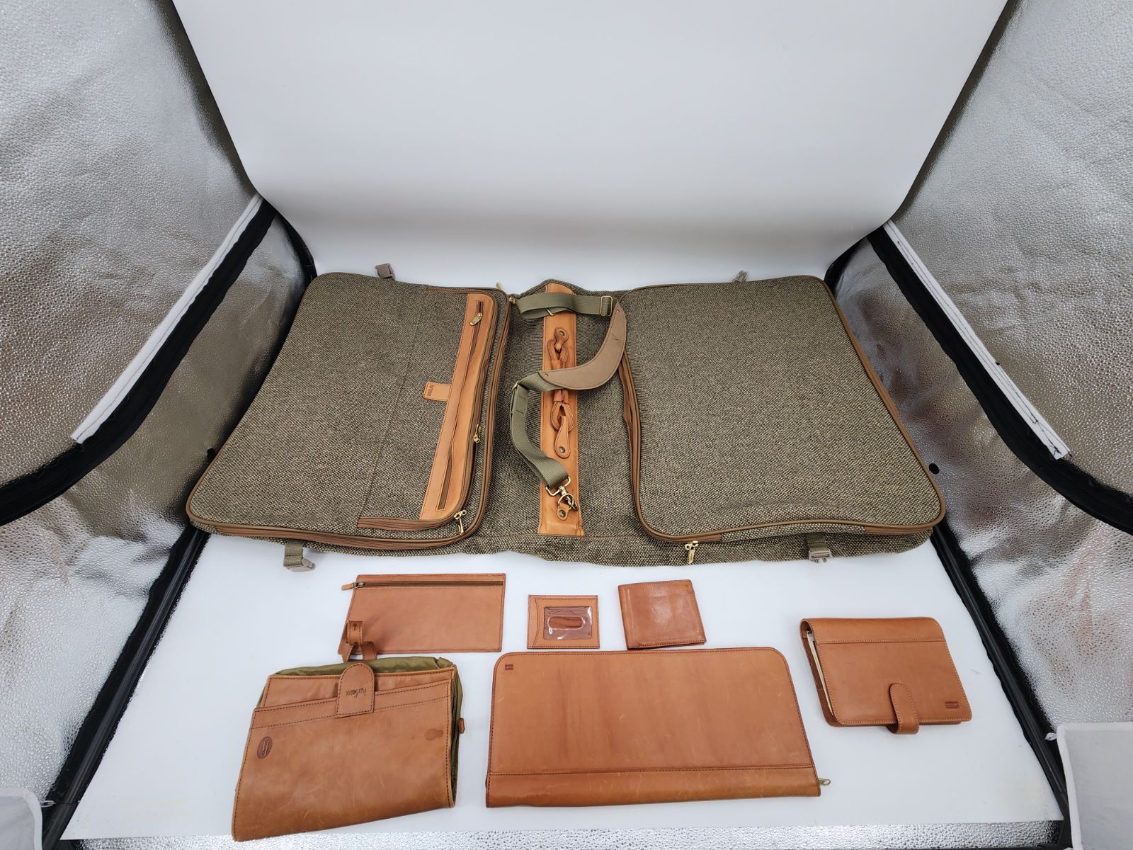 ヴィンテージ Hartmann ハートマン レザー トラベルポーチ Hartmann