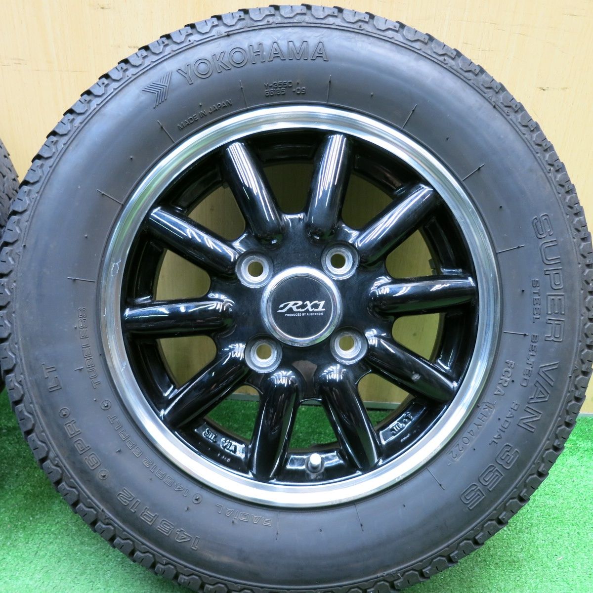 4本価格！22年☆ALGERNON Fenice RX1 145R12 6PR ヨコハマ SUPER VAN 