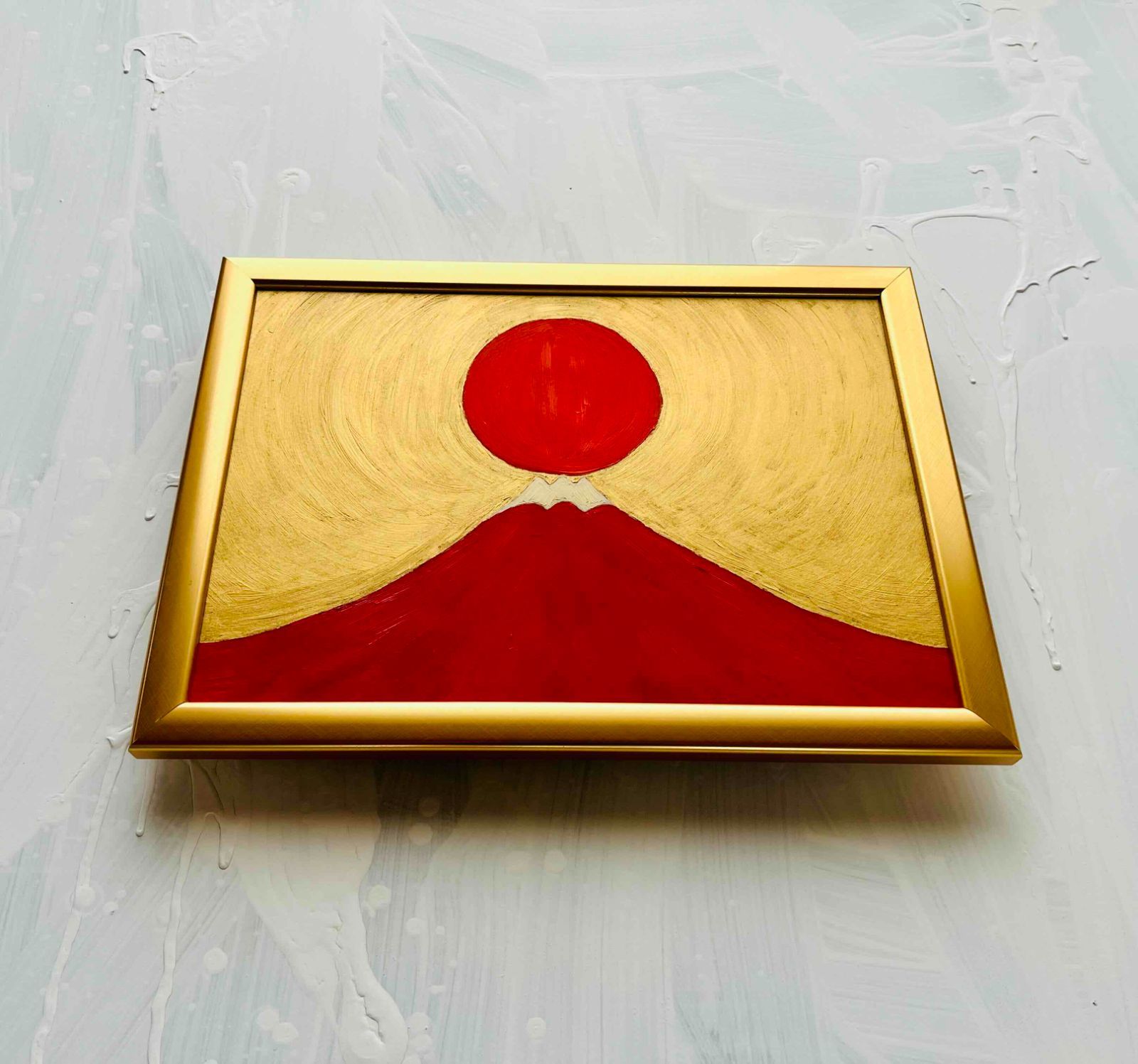 16×23㎝「思い出すのに丁度良い公園」油彩・原画・サムホールサイズ