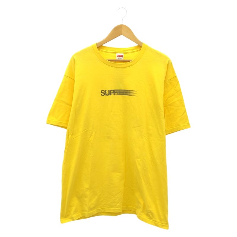 中古】Supreme 20SS モーションロゴ Tシャツ 黄色 XL