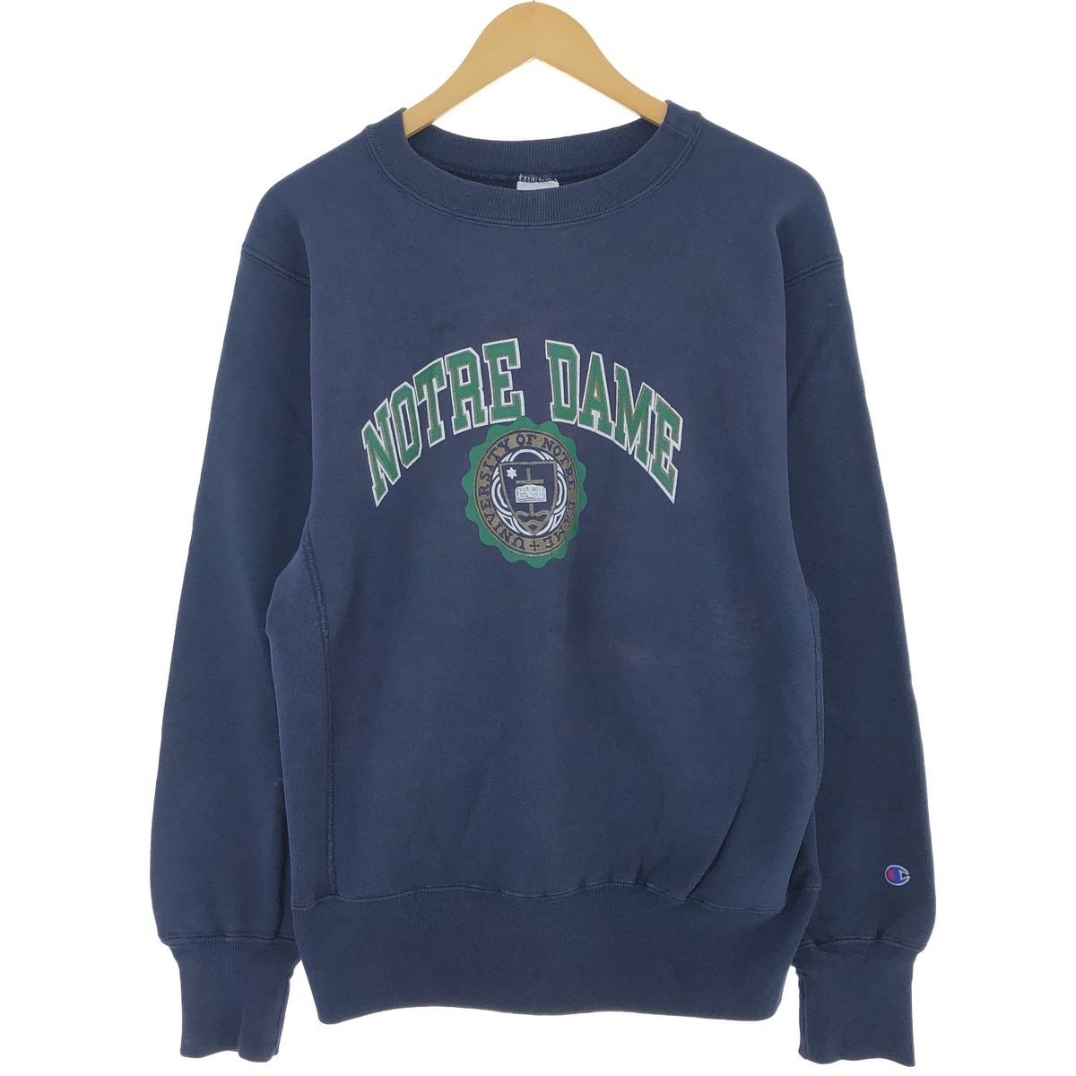 古着 90年代 チャンピオン Champion REVERSE WEAVE リバースウィーブ 刺繍タグ NOTRE DAME ノートルダム大学/eaa486287