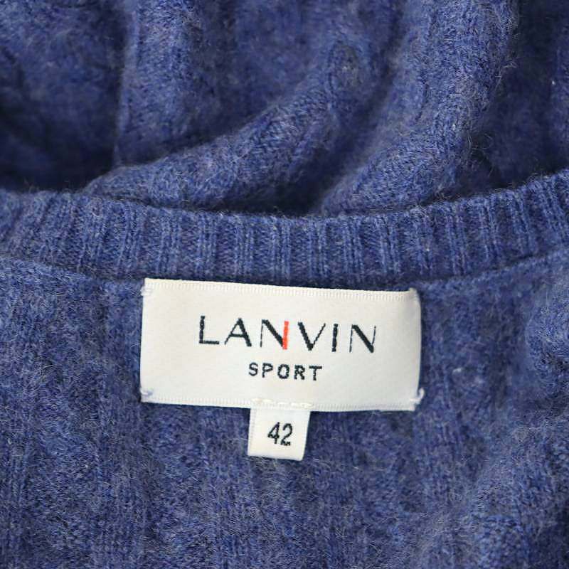 ランバン スポーツ LANVIN SPORT カシミヤ クルーネックニット