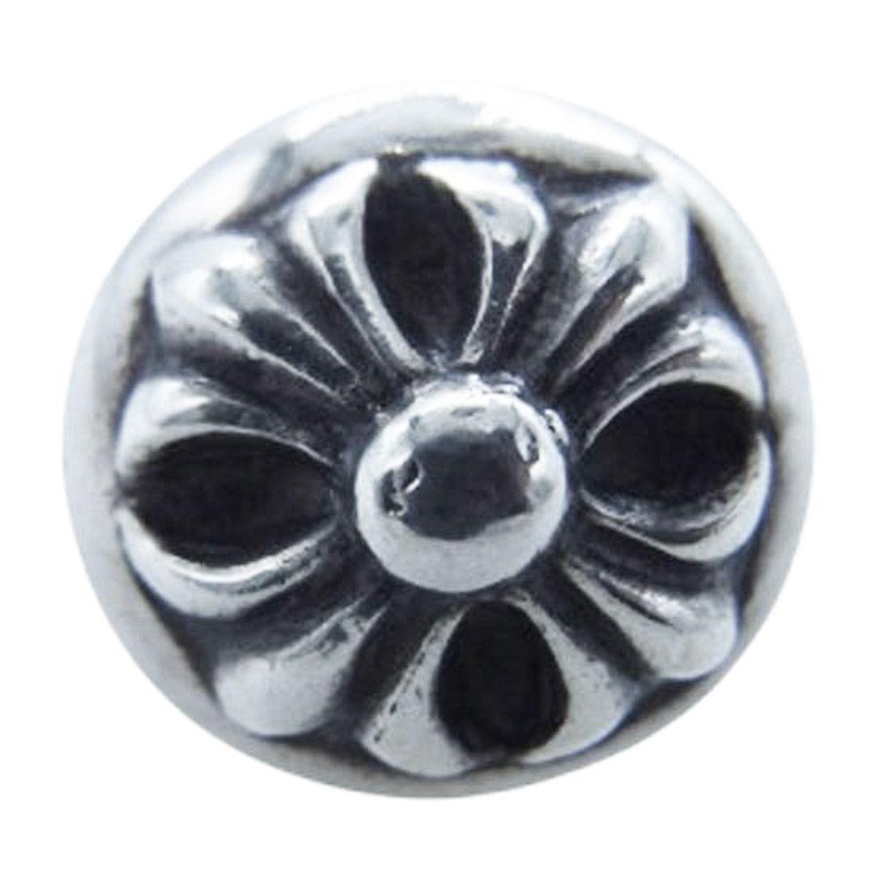 CHROME HEARTS クロムハーツ 原本無 STUD CRSBLL クロスボール スタッド ピアス シルバー系