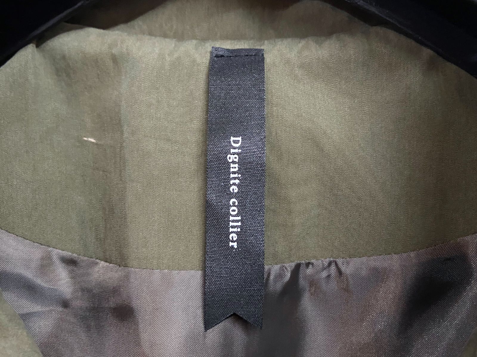 Dignite collier ディニテ コリエ トレンチ サイドオープンベスト Dignite collier｜ディニテコリエ トレンチサイド オープンジレ