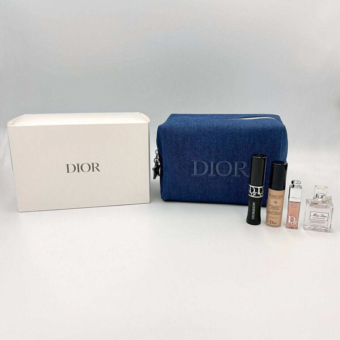 Dior ポーチ、ミラー、香水セット Christian Dior DIOR ディオール メイクアップポーチセット