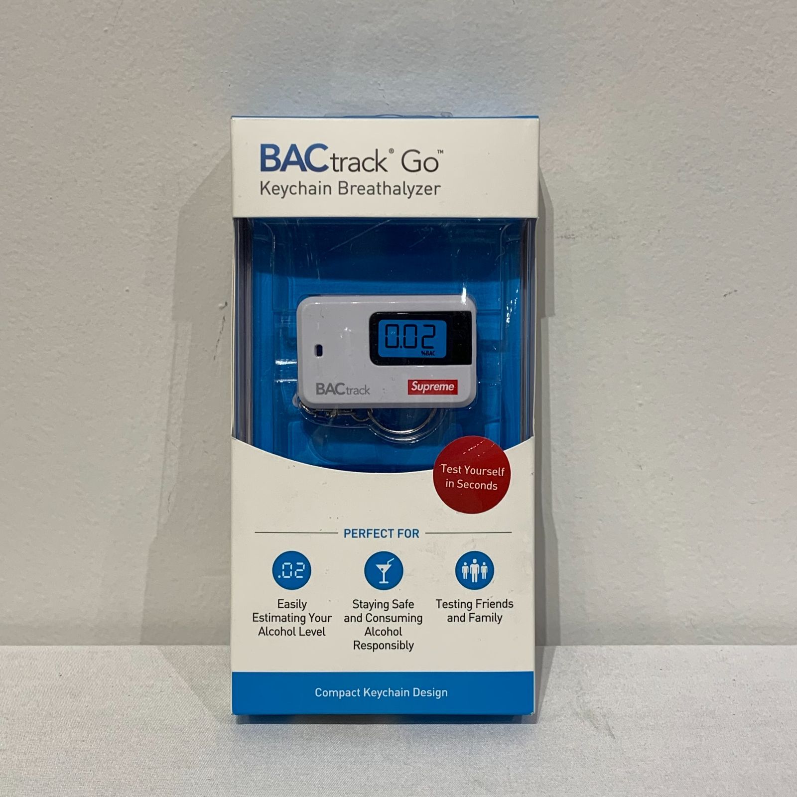 ★ シュプリーム BACtrack Go Keychainアルコールチェッカー検知機-0