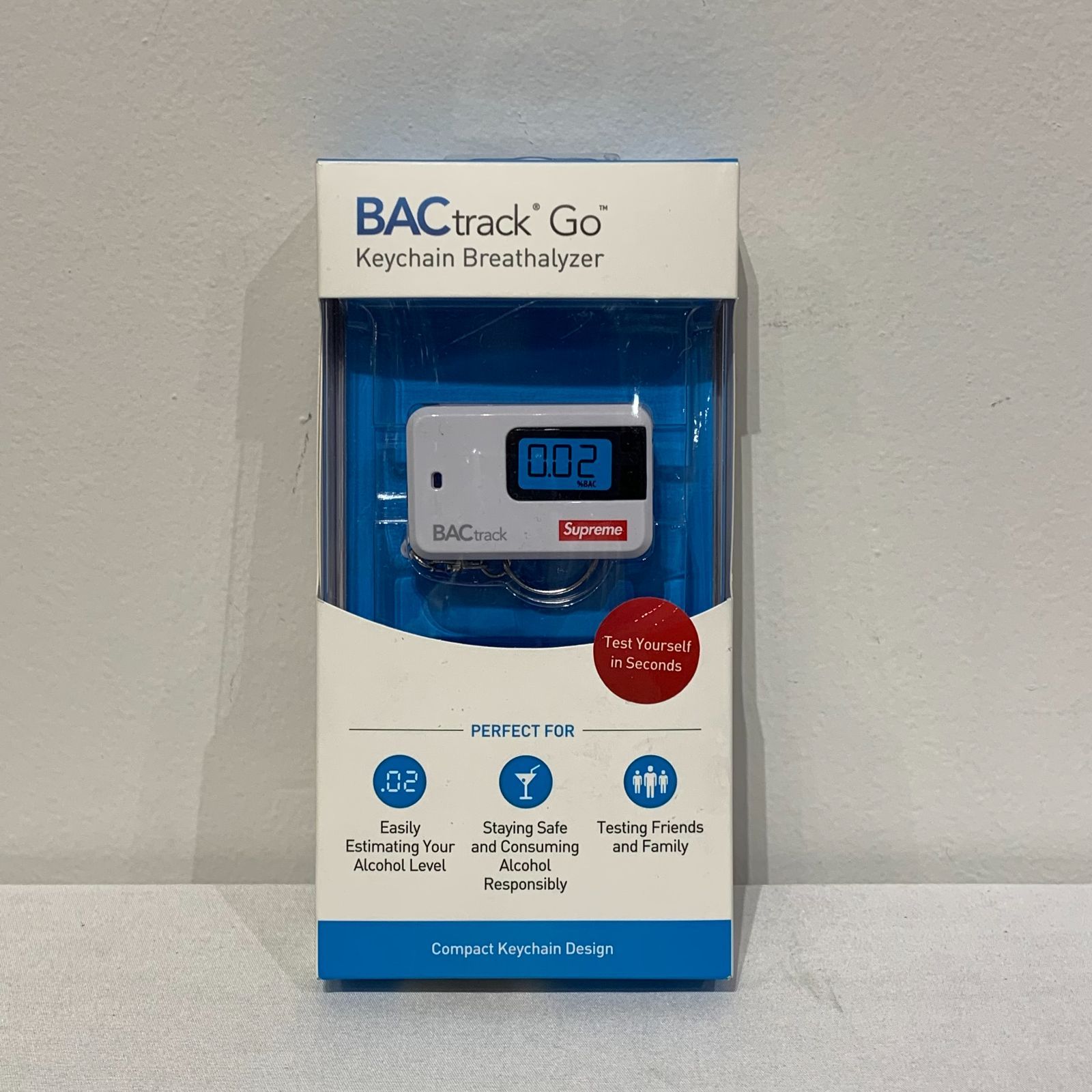 ☆ シュプリーム BACtrack Go Keychainアルコールチェッカー検知機