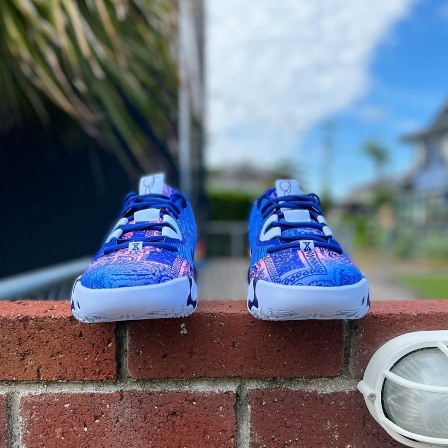 【限定品質保証】NIKE PG6 EP blue paisley ナイキ ポールジョージ 靴