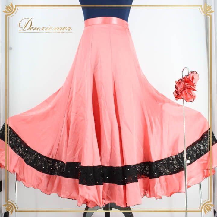 社交ダンス 衣装 スタンダード スカート レッスンウェア レディース