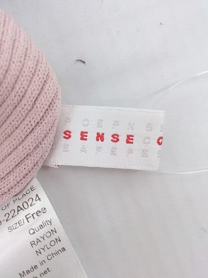 ◇ SENSE OF PLACE by URBAN RESEARCH 長袖 リブ ニット