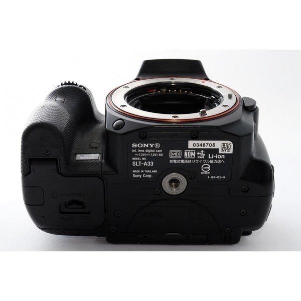 ソニー SONY α33 SLT-A33 標準&望遠ダブルズームセット 美品 SD