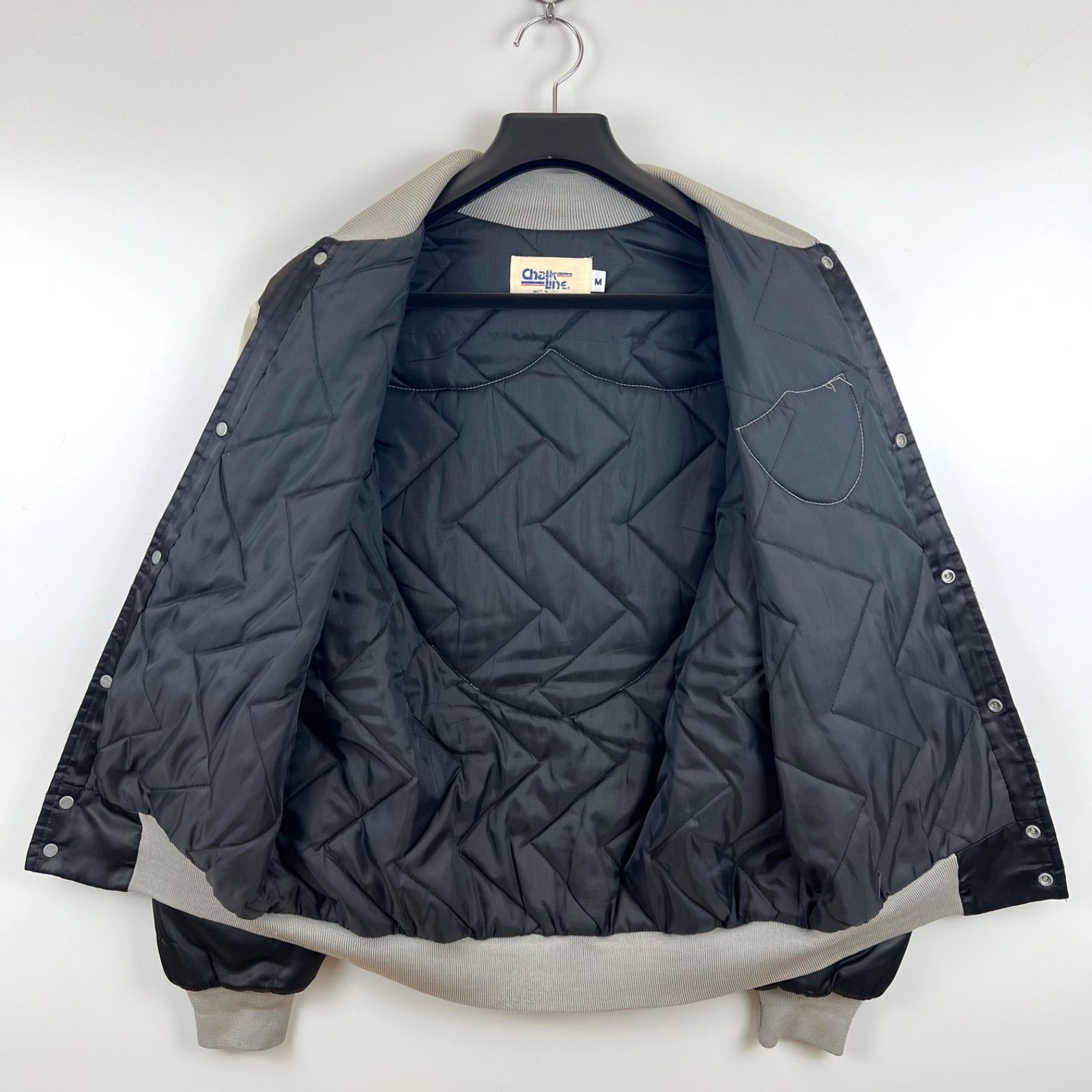 CHALK LINE 90s USA VTG NFL RAIDERS virsity jacket M チョークライン