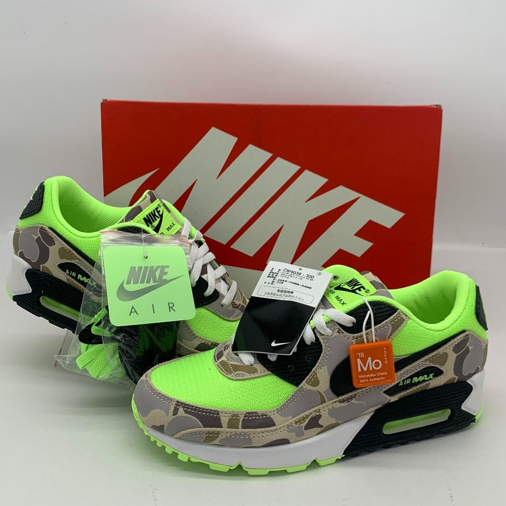 04w0989 Nike Air Max 90 Green CAMO CW4039 300 90 27cm