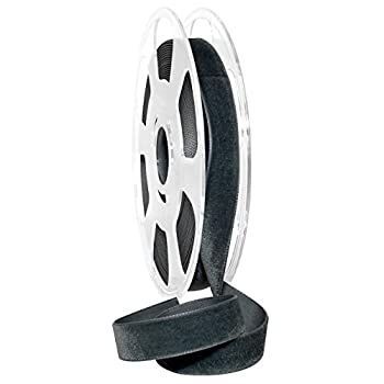 Morex Ribbon 01215/10-689 ナイロンベロアベルベットナイロンリボン 5/8インチ x 11ヤード ピューター