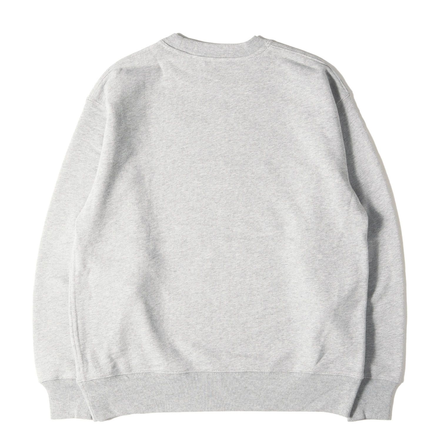 SOFTMACHINE ソフトマシーン スウェット グレー サイズ L | 24SS GZAGロゴ クルーネック スウェットシャツ East Sider Sweat | トップス トレーナー プルオーバー メンズ