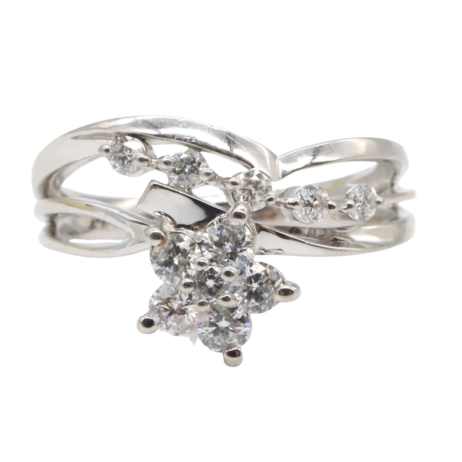 ジュエリー JEWELRY リング 指輪 ダイヤモンド リング ﾀﾞｲﾔ 5.5g 11.5 Pt900プラチナ ダイヤモンド リング レディース Used A