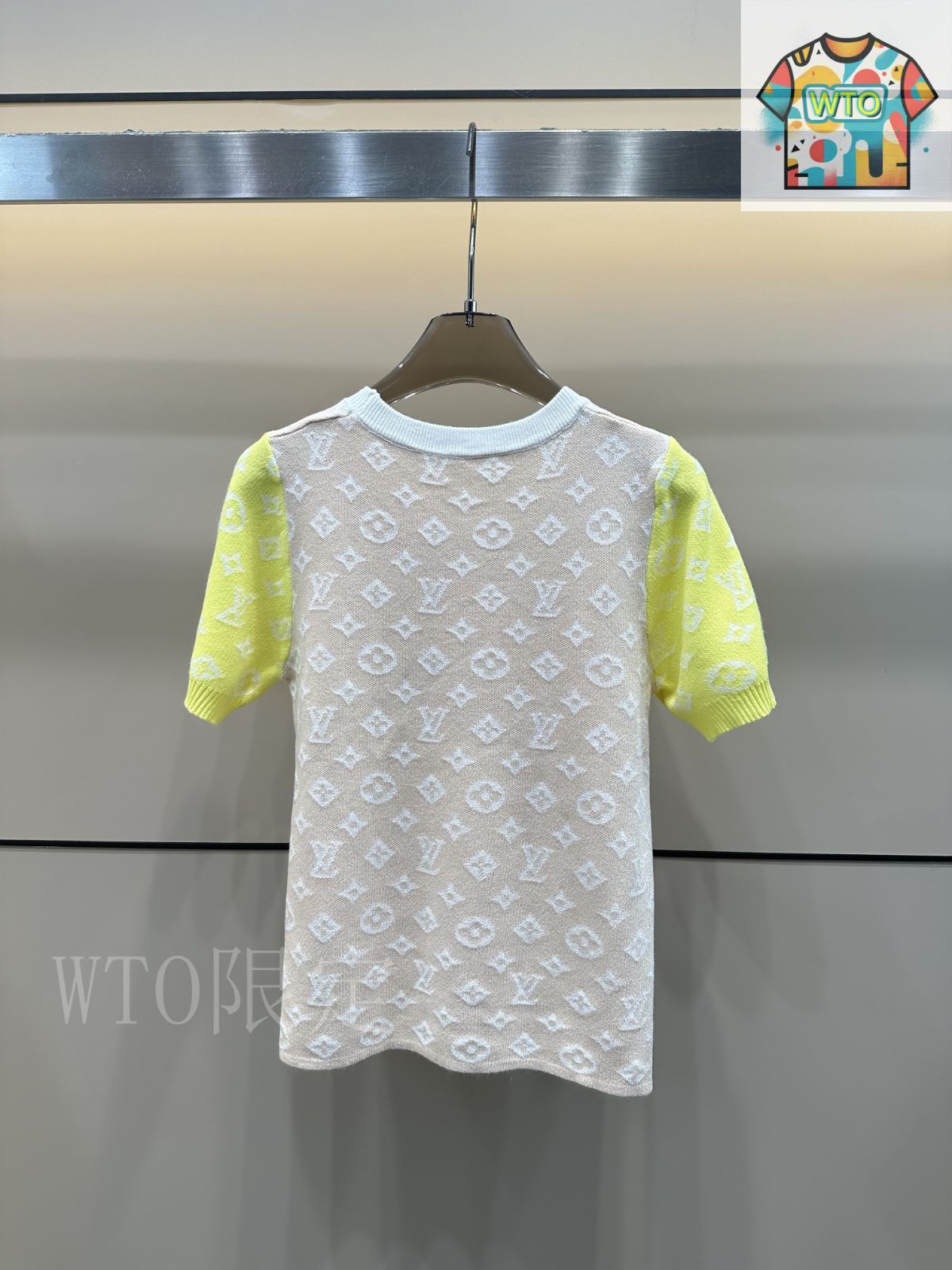 louis vuiton ゲームオン ジャカードニット シャツ