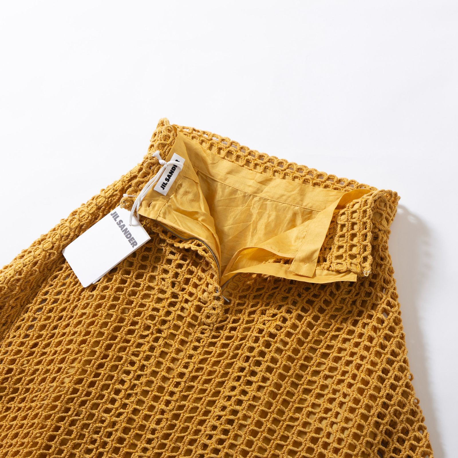 ジルサンダー JIL SANDER ロングスカート メッシュデザイン ◇新品タグ  