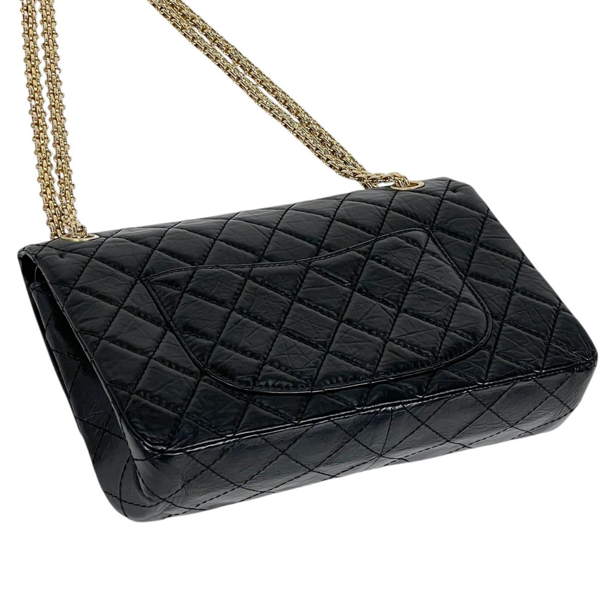 シャネル　ナイロンマトラッセショルダーバック　2.55 ブラックチェーンシルバー 楽天市場】【バッグ】CHANEL シャネル 2.55 マトラッセ チェーン
