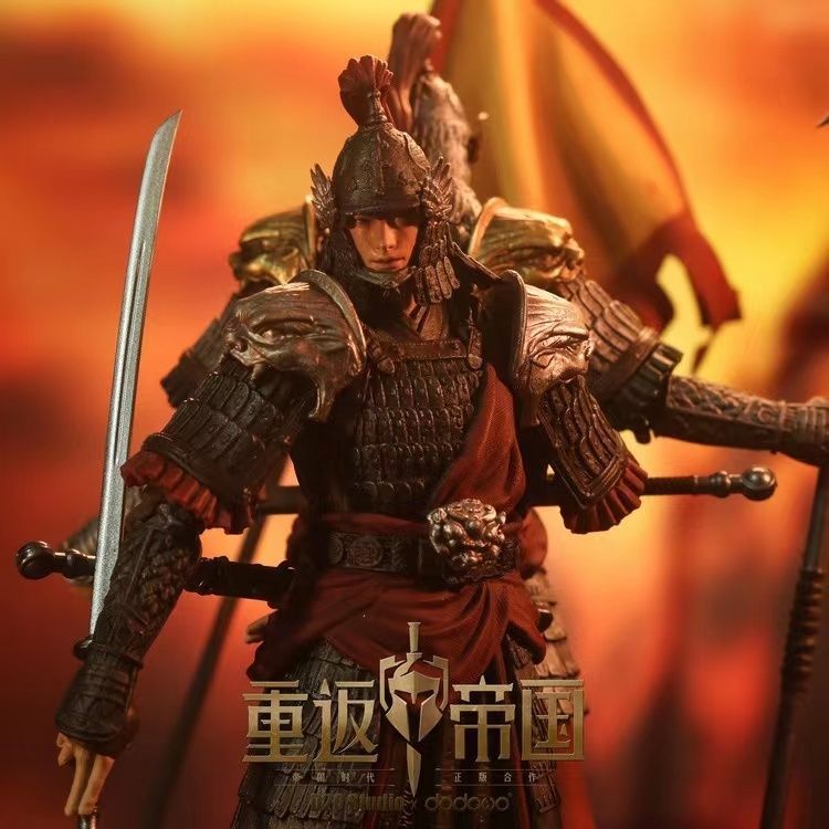 DODOWO 1/12 中華剣士 シルバー.Ver DAWN OF KINGDOMS 中華剣士(銀) 1/12スケール可動フィギュア