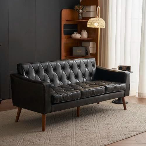 ソファー 3人掛け カウチソファ リビングソファ 肘付き オットマン