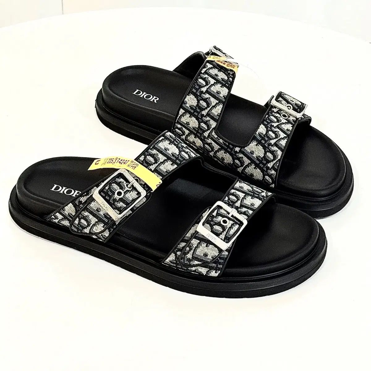 DIOR(ディオール) オブリーク ジャカード アクア サンダル
