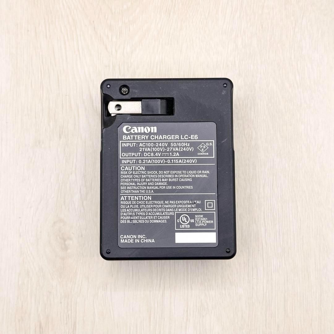純正】Canon バッテリーチャージャー LC-E6 充電器 4個 【公式通販】