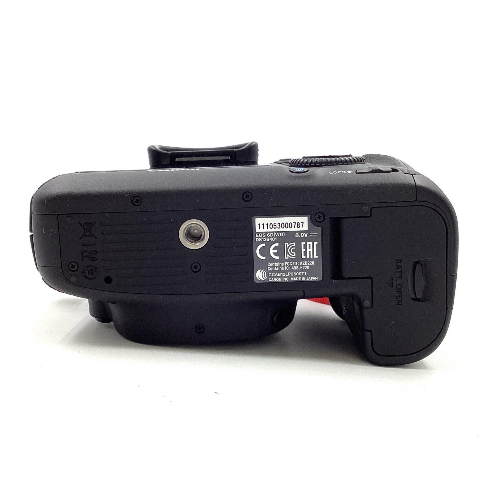 Canon デジタル一眼 EOS 6D ボディ ブラック 動作確認済