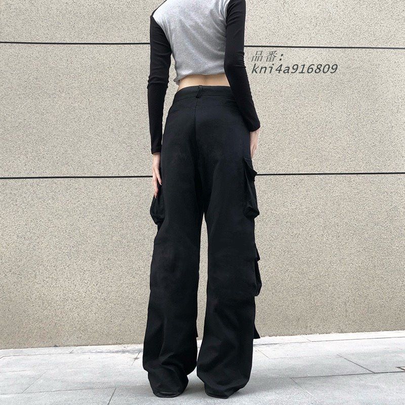 カーゴパンツポケット韓国ファッ