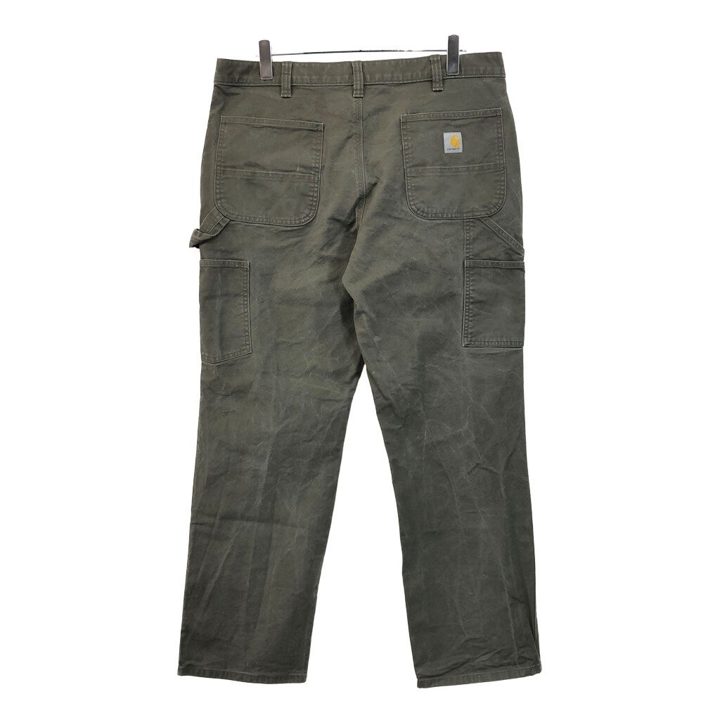 Carhartt カーハート ダック ペインターパンツ オリーブ メンズ W38 L32 古着 V3938