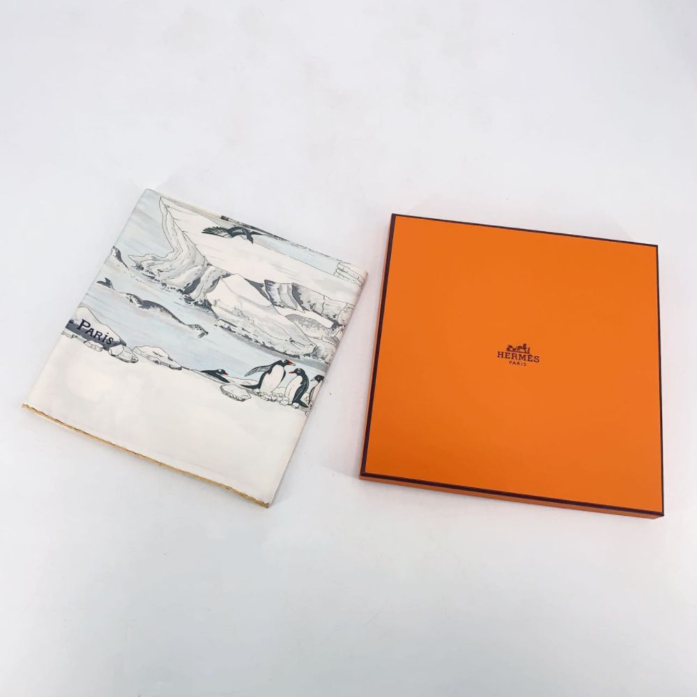 中古】Hermes 希少 極美品 エルメス スカーフ カレ90 Hommage a l