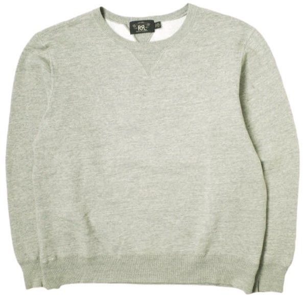 ビンテージ両Vグレー クルーネックスウェット 90's Polo Ralph Lauren