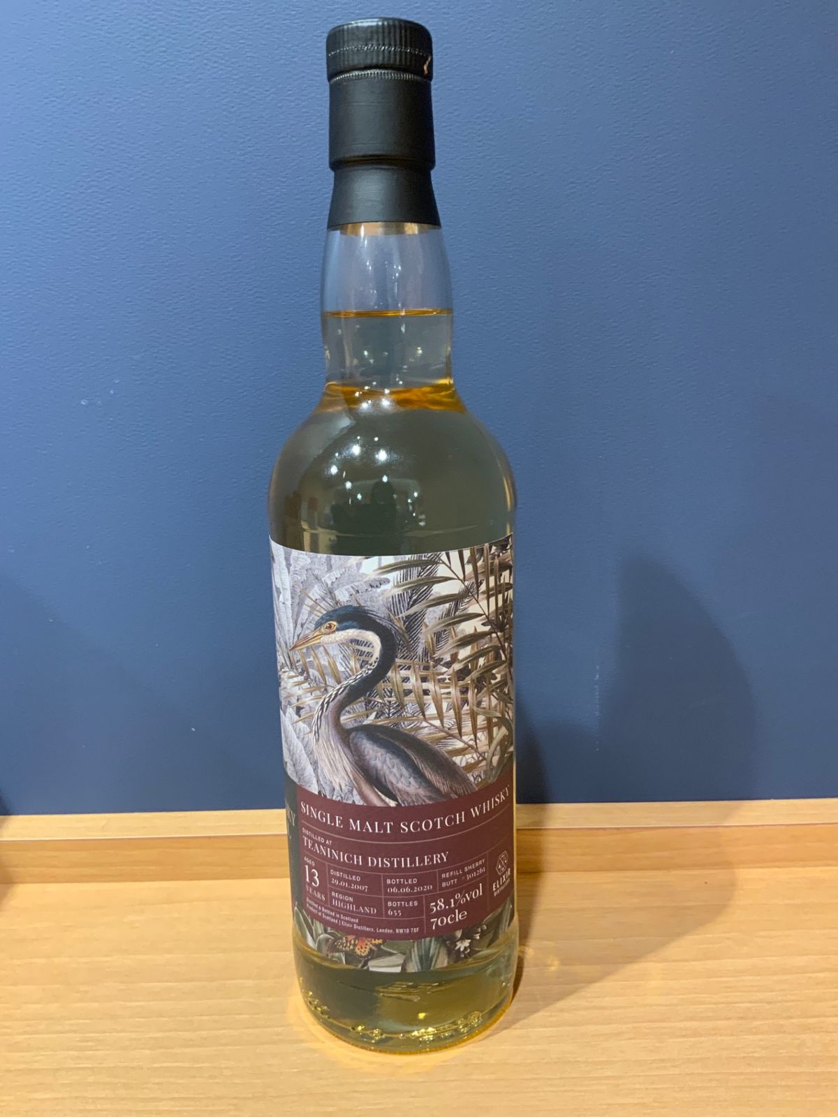 ウイスキートレイル ティーニニック 2007 リフィルシェリーバット