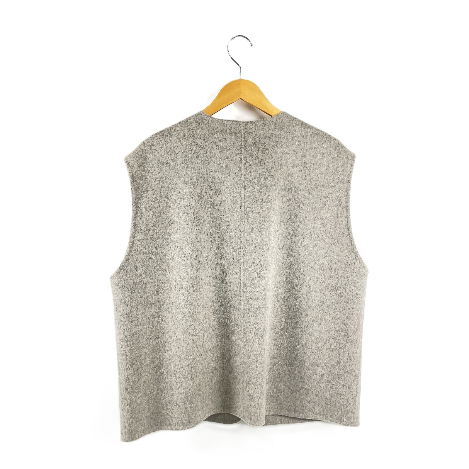 100品質保証！ KAGURE URBAN RESEARCH かぐれ カグレ アーバンリサーチ GA47-27M006 ウールリバーベスト Fサイズ ベージュ