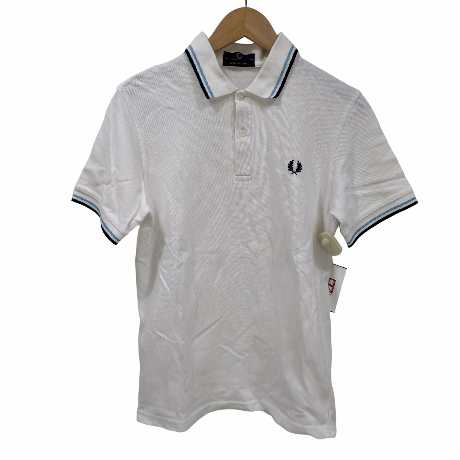 フレッドペリー FRED PERRY 英国製 刺繍ポロシャツ メンズ 38