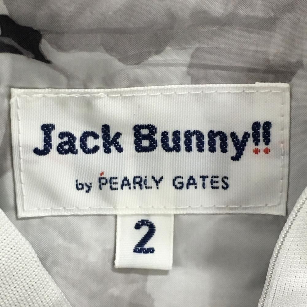 ☆特価☆ジャックバニー 中綿パーカー 白×グレー 花柄 ブルゾン