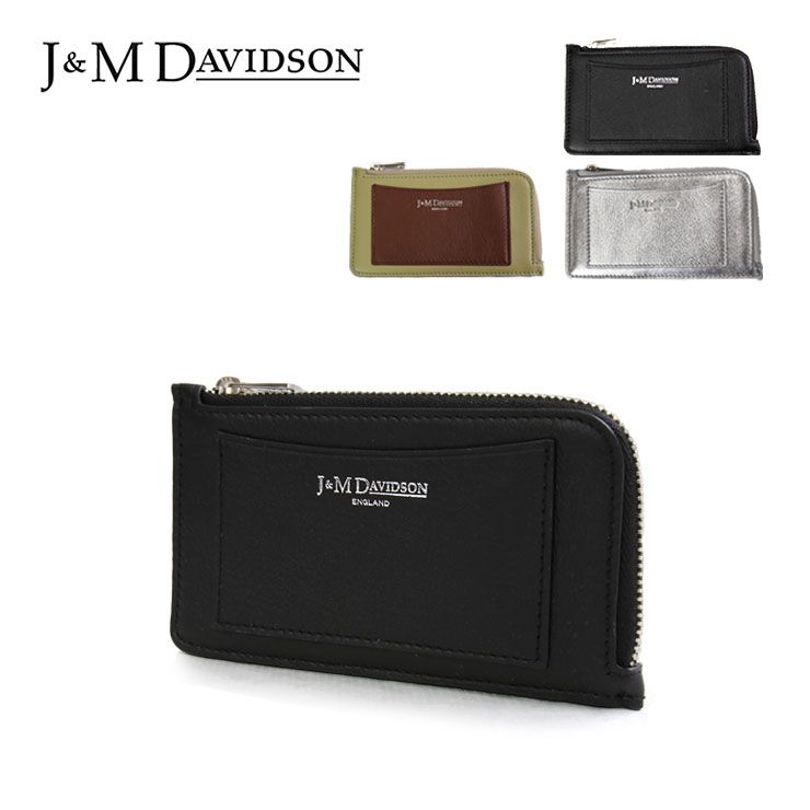 J-M DAVIDSON ジェイアンドエムデヴィッドソン ZIP CARD HOLDER SZCH-0XX-SCXX コインケース フラグメントケース カードケース レディース